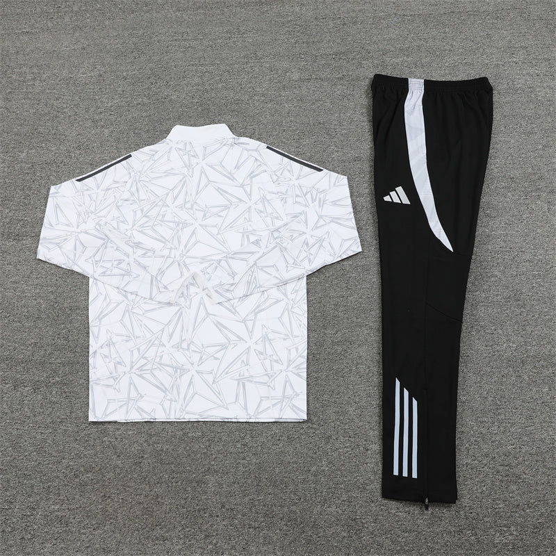 Real Madrid 24/25 White Pattern Training Suit