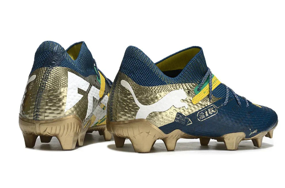 Future VII Ultimate Elite FG Azul/Dourado Neymar Jr Edição BNA