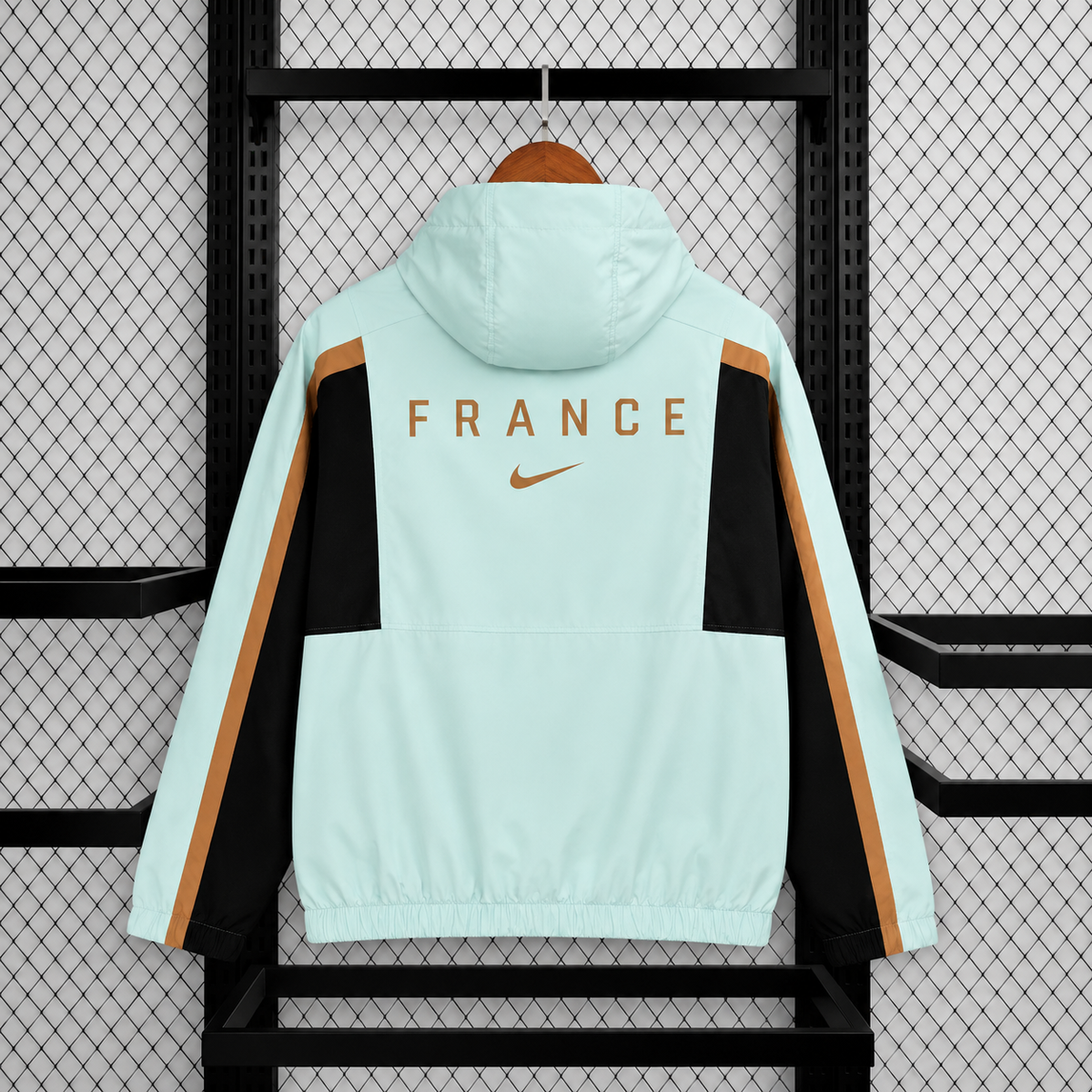 2026 France Light Green World Cup Casual Training Windproof Jacket