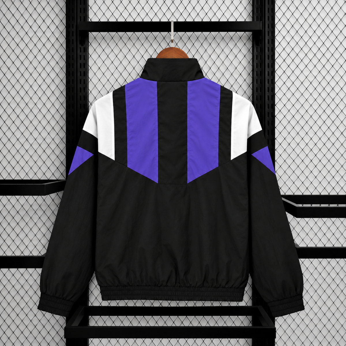 26-27 season Real Madrid black jacket EQT casual training windproof jacket