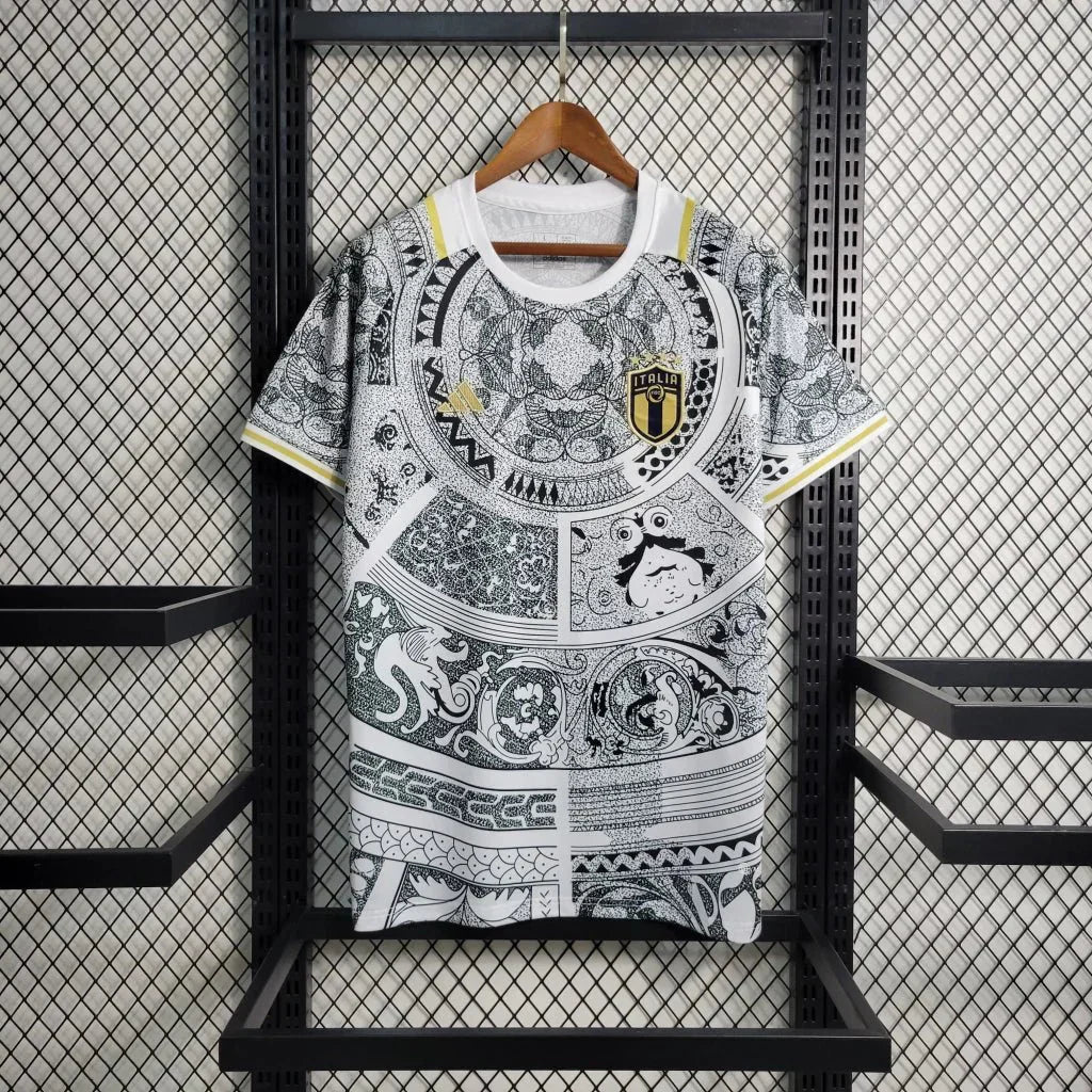 Italy 2024 White Trim Special Shirt
