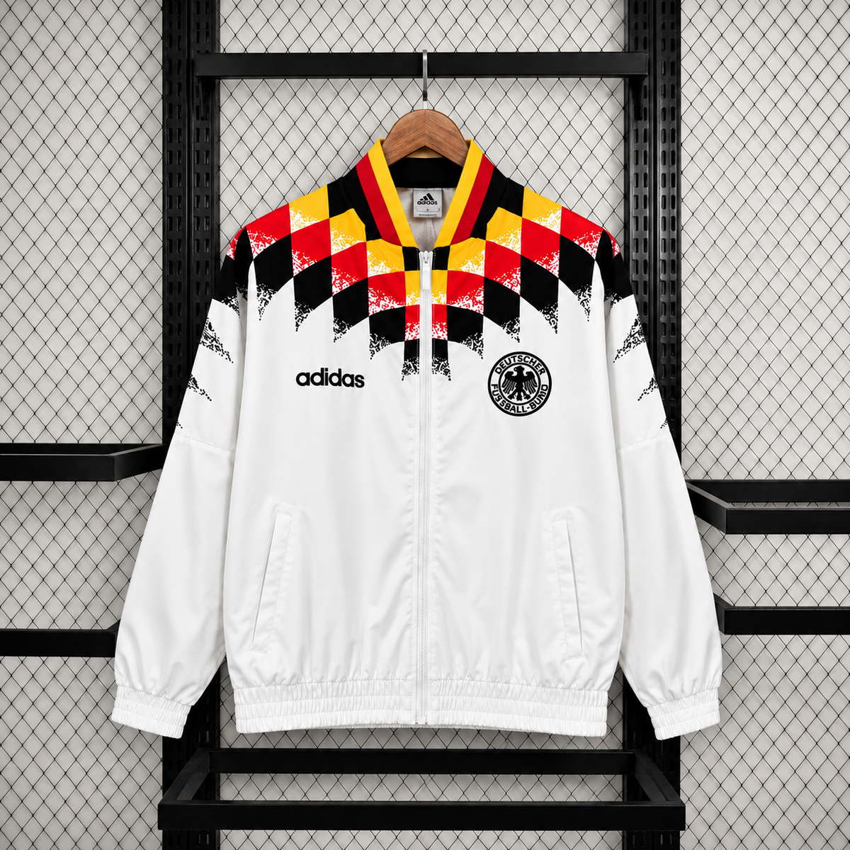 2026 German national team white transfer printing World Cup casual training windproof jacket