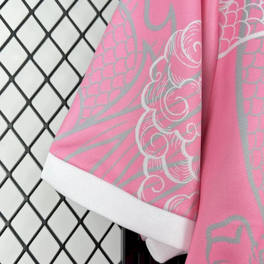 Real Madrid 2025 Pink Dragon Special Shirt